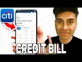 How To Pay Citibank Credit Card Bill Via App - Tutorial