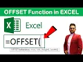 OFFSET Function in EXCEL