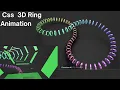 3D Ring Animation Design with HTML and CSS Creative Web Development Tutorial