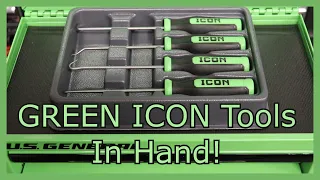 First Look at GREEN Icon Tools Icon Mini Pick Set Harbor Freight Tool Haul