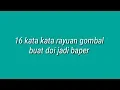 Download Lagu 16 kata-kata rayuan gombal buat doi baper, pemikat hati