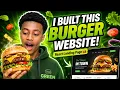 I Built a Modern Burger Restaurant Website Using React Full Landing Page