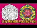 Mandala Coloring Page Colored With Relaxing Music Colored By Osman Mandalas World 131