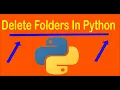 How to delete folder with it s contents in Python