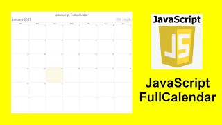 01 - How to use JavaScript FullCalendar Integrate JavaScript FullCalendar with source code
