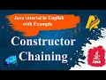Java Tutorial Constructor Chaining in Java