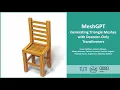 MeshGPT Generating Triangle Meshes with Decoder-Only Transformers