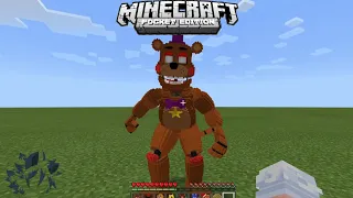 fnaf 6 addon pre beta para minecraft pe y be review