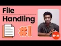File Handling in C part - 1 C-Programming Ep-35 Tamil code io