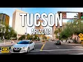Tucson Arizona Driving Downtown 4K