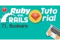 71 Ruby on rails tutorial Ruby Programming Booleans