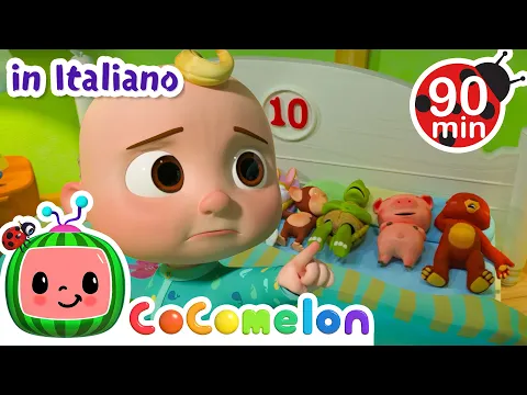 Download MP3 Dieci bimbi nel letto | CoComelon Italiano - Canzoni per Bambini