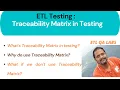 ETL Testing Traceability Matrix in Software Testing