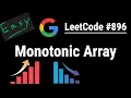 Monotonic Array - LeetCode Python JavaScript Java C