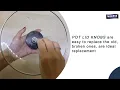Crockpot lid handle replacement