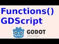 Functions in GDScript Godot Engine