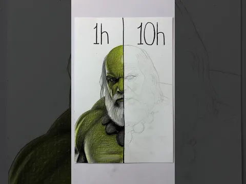 Hulk Drawing 🔥 | Doomsdays Hulk | Realistic Drawing #shorts