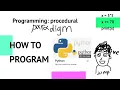 The procedural programming paradigm - First Edition