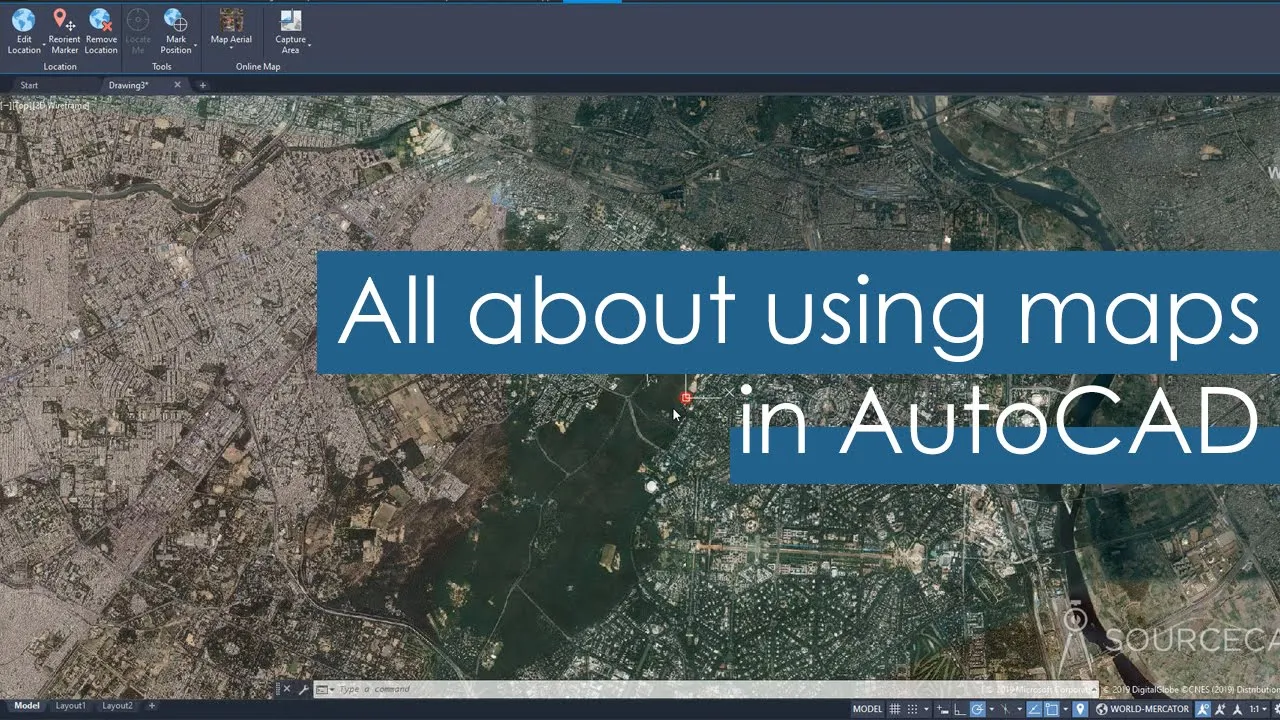 All about using maps in AutoCAD