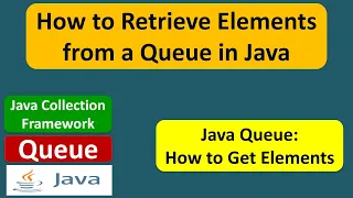 How to Retrieve Elements from a Queue in Java Java Collection Framework