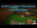 No More Auto Sorter Clogs Adding Non Stackable Item Filters The Dadcrafter
