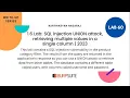 1 6 Lab SQL injection UNION attack retrieving multiple values in a single column 2023