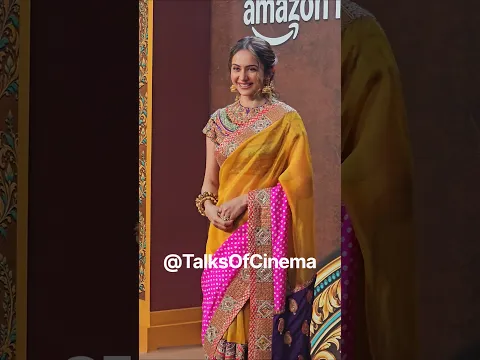 Actress #RakulPreethSingh Arrival For #Ramayana Movie #RamayanaAudioLaunch Amazon Music At Chennai
