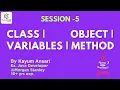 Java Session 5 Class Object Variables Method Explained with Real-Life Example