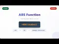 Excel ABS Function Get Absolute Values Easily Beginner Tutorial
