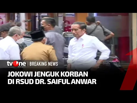 BREAKING NEWS! Jokowi Kunjungi Korban Tragedi Kanjuruhan