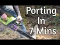 Porting 25 Poulan Wild Thing 40cc - Budget Build Chainsaw