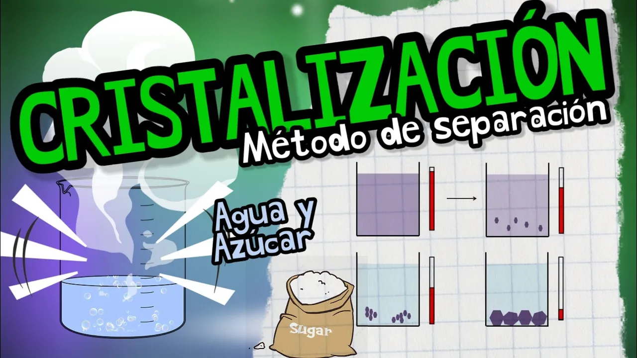 ¿QUÉ ES LA CRISTALIZACIÓN?⚡Métodos de separación de las sustancias/fácil y sencillo