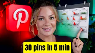 How To Create 30 Pinterest Pins In 5 Minutes Make Money Online With Pinterest 