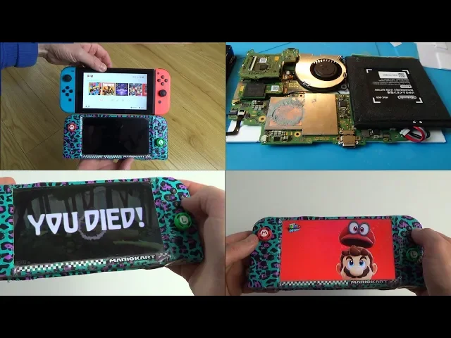 Homemade Nintendo Switch Mini (20% smaller - 30% lighter)