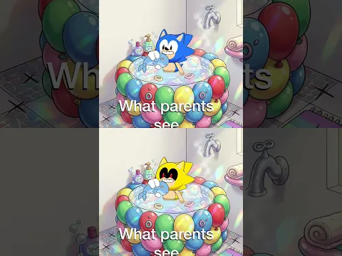 What Parents See - Sonic #sonic #sonicthehedgehog #sonicexe