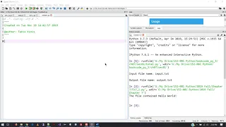 Programming in Python - Chapter 7 Exercises
