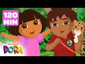 Download Lagu Dora the Explorer \u0026 Diego Primos Team-Up! 💥 120 Minutes | Dora \u0026 Friends