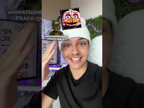 Vídeo ACABA Quando Aparecer um ANIMATRONIC MAIS FRACO PT.4 🐻#shorts