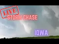 Supercell Tornado Threat in Iowa Waterloo to Cedar Rapids Live Chase Archive