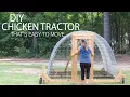 Large DIY Chicken Tractor that s Easy to Move