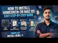 2 2 How to Install Homebrew on macOS Step-by-Step DevOps Tools Setup