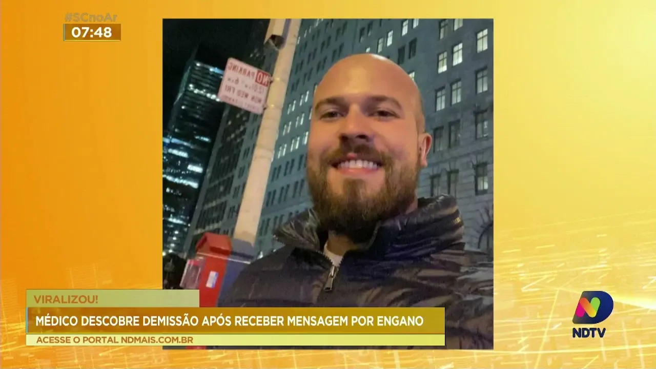 Médico descobre que foi demitido por meio de mensagem de whatsapp em Blumenau