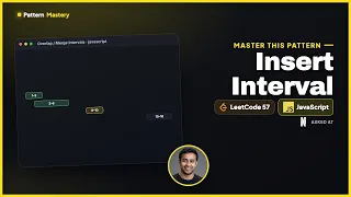 Insert Interval - LeetCode 57 Overlap Merge Intervals JavaScript