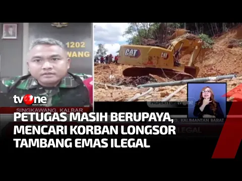 Longsor Tambang Emas Ilegal di Bengkayang, Tim Gabungan Masih Lakukan Pencarian Korban