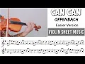 Free Sheet || Can Can - J Offenbach || Violin Sheet Music