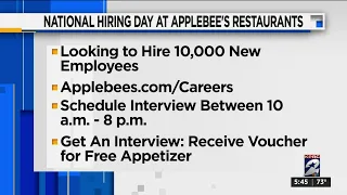 Applebee s National Hiring Day