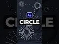 Add Circle Line Explosion Motion Graphics in After Effects