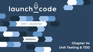Unit 1 JS Lecture Chapter 14 Unit Testing