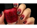 Matte Black Red Ombre Nails easy for Halloween