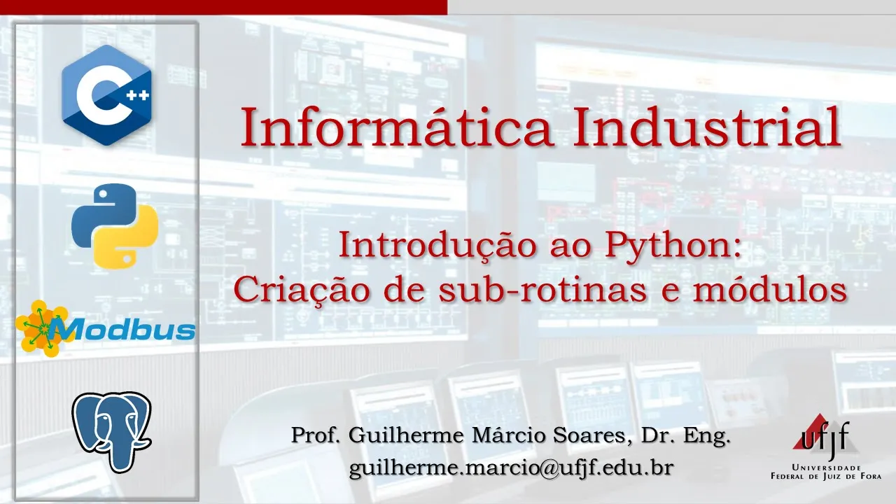 Introdução ao Python: Sub-rotinas e Módulos